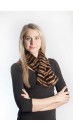 Mink fur scarf - striped